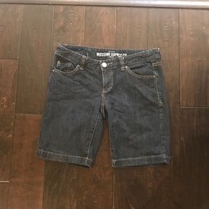 Missimo bermud jean shorts size 9